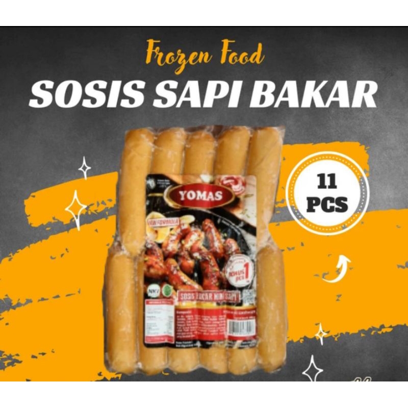 

Yomas Sosis Sapi Bakar Mini 12s 500gr