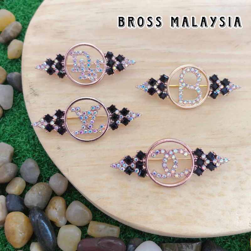 BROSS MALAYSIA PANJANG / BROS PIN AKSESORIS BAJU FASHION / BROSS HIJAB FRAME / BROS JILBAB RANTAI PA