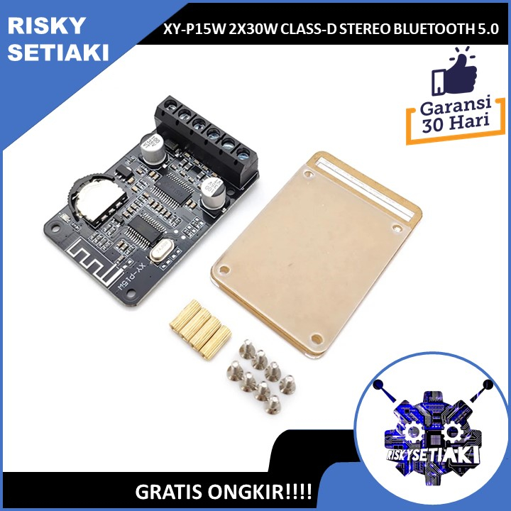 XY-P15W 2X30W CLASS-D STEREO BLUETOOTH 5.0 DIGITAL AMPLIFIER MODULE