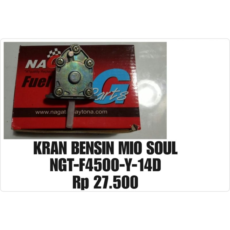KRAN BENSIN NAGATA 14D YAMAHA MIO SOUL ORIGINAL