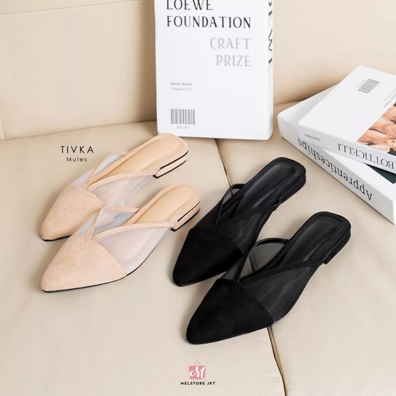 DAMELIA MELSTORE JKT OFFICIAL SHOP Sandal wanita tivka Damelia Melstore jkt