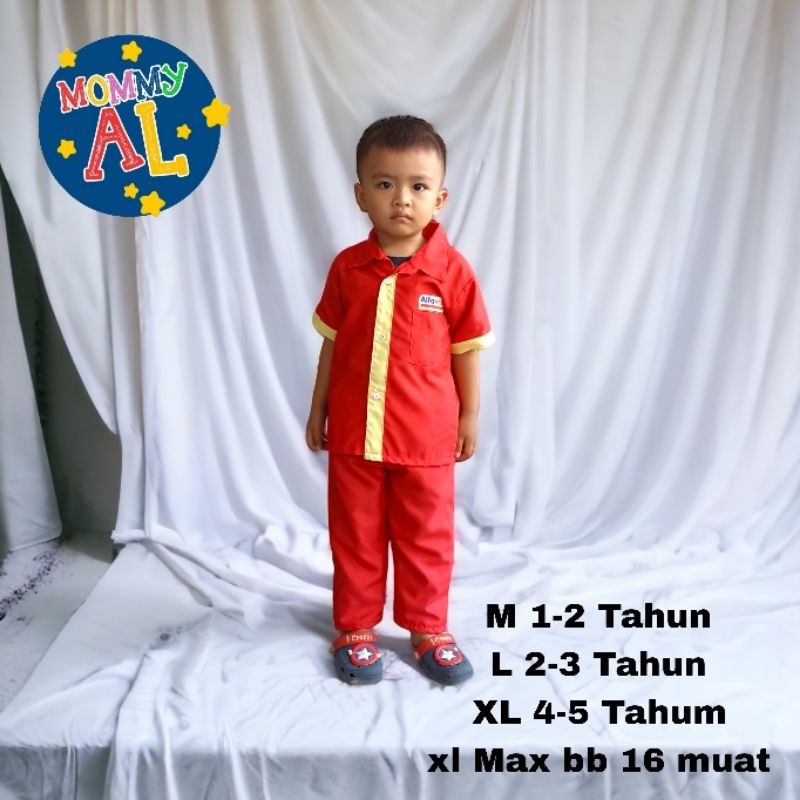 Baju Alfamart Anak/Baju Alfamart Anak Perempuan/Baju Alfamart anak Laki laki/Baju Alfamart  anak laki laki setelan/Baju Profesi anak/Baju Profesi Anak Laki Laki/Baju profesi murah/Baju Profesi Anak Perempuan