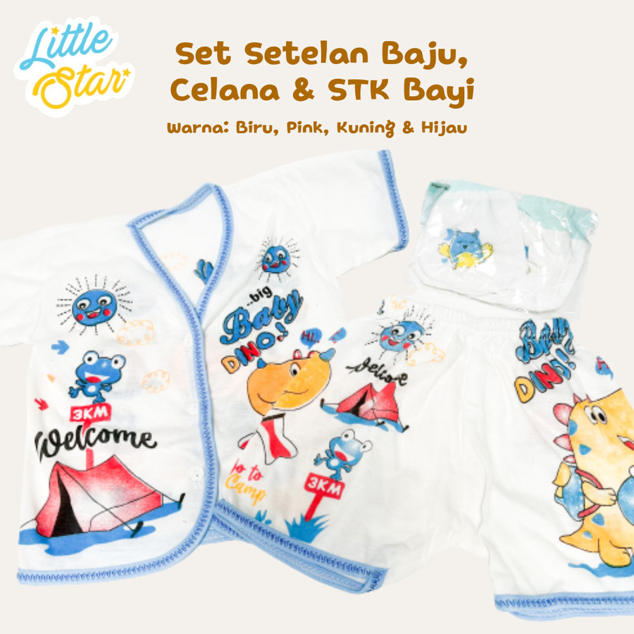 Hampers Bayi Newborn Baby Gift Set Paket Hadiah Kado Lahiran Setelan Baju Bayi Baru Lahir Unisex