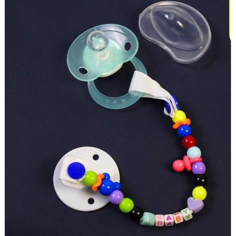 Dot Empeng Pacifier Bayi Dengan Tali Gantungan