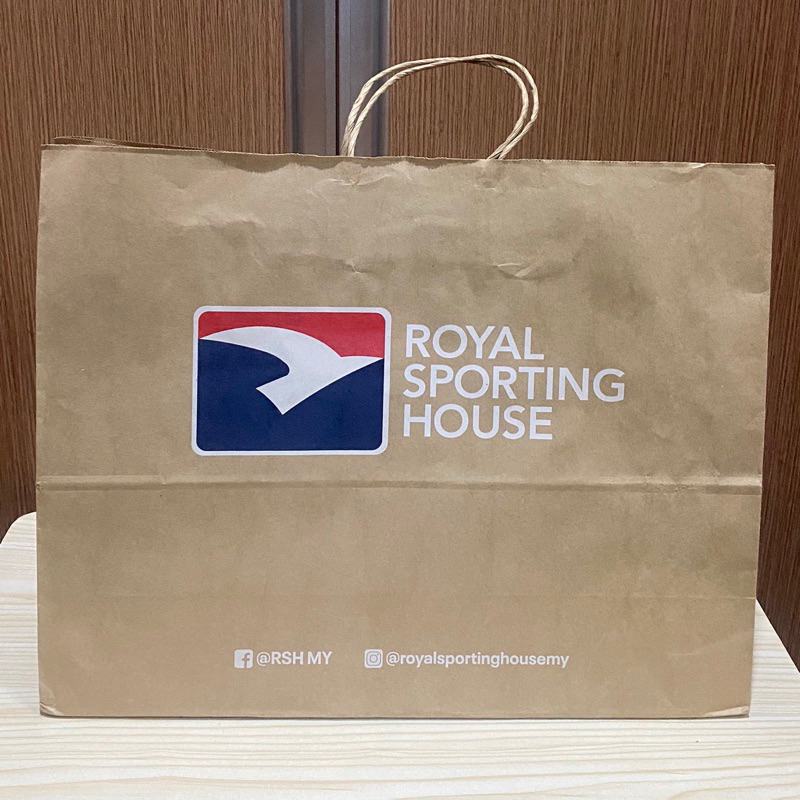 

Paperbag Royal Sporting House Malaysia ORIGINAL Branded ORI Counter