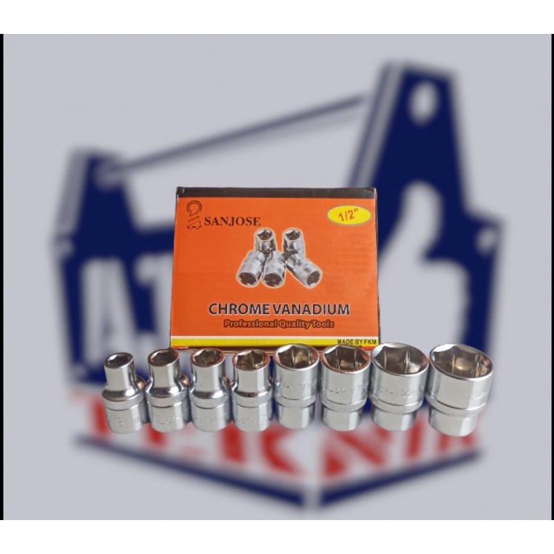 Mata sock sanjose crv 6pt eceran/satuan ukuran 8,10,12,13,14,17,19,22,24 mm - 24