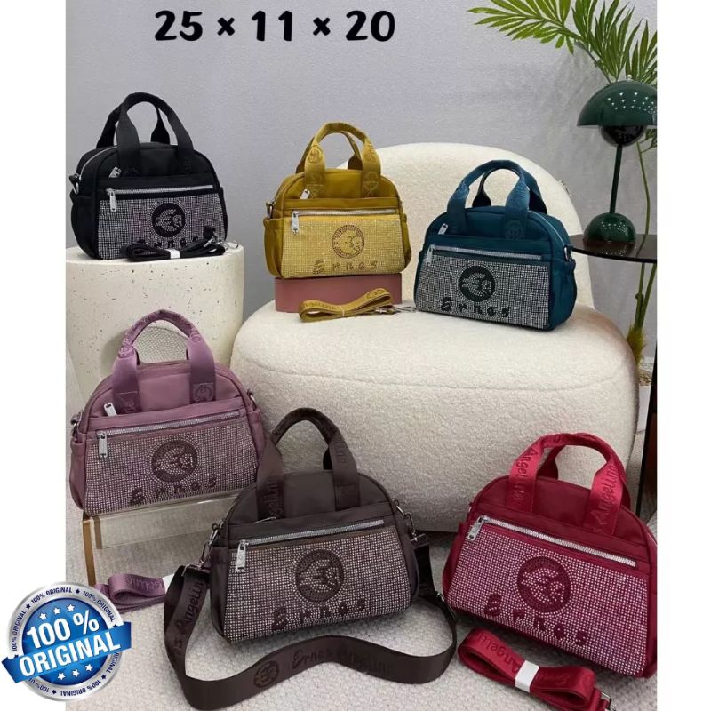 ORIGINAL Tas Selempang ERNES ANGELINE Import KOREA Super Tebal Elegan Design Terbaru