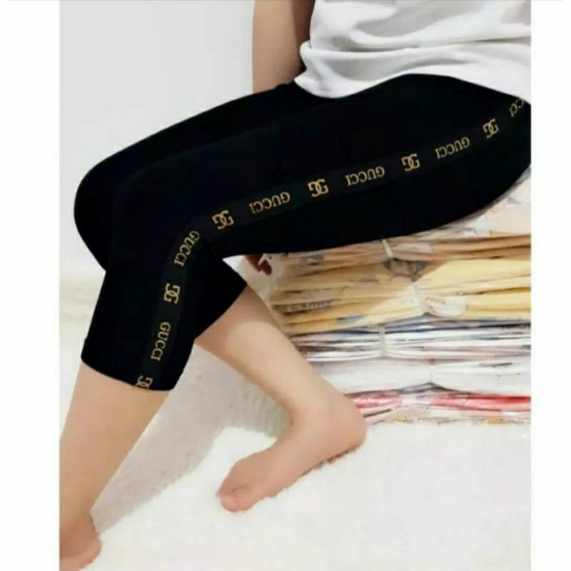 legging import 7/8 list coklat // legging premium // legging wanita // legging kekinian // legging o