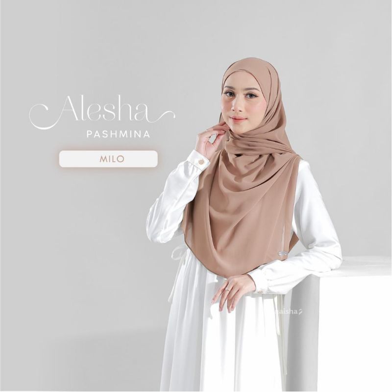 Jilbab Alesha Pasmina/Hijab By Naisha/Pashmina