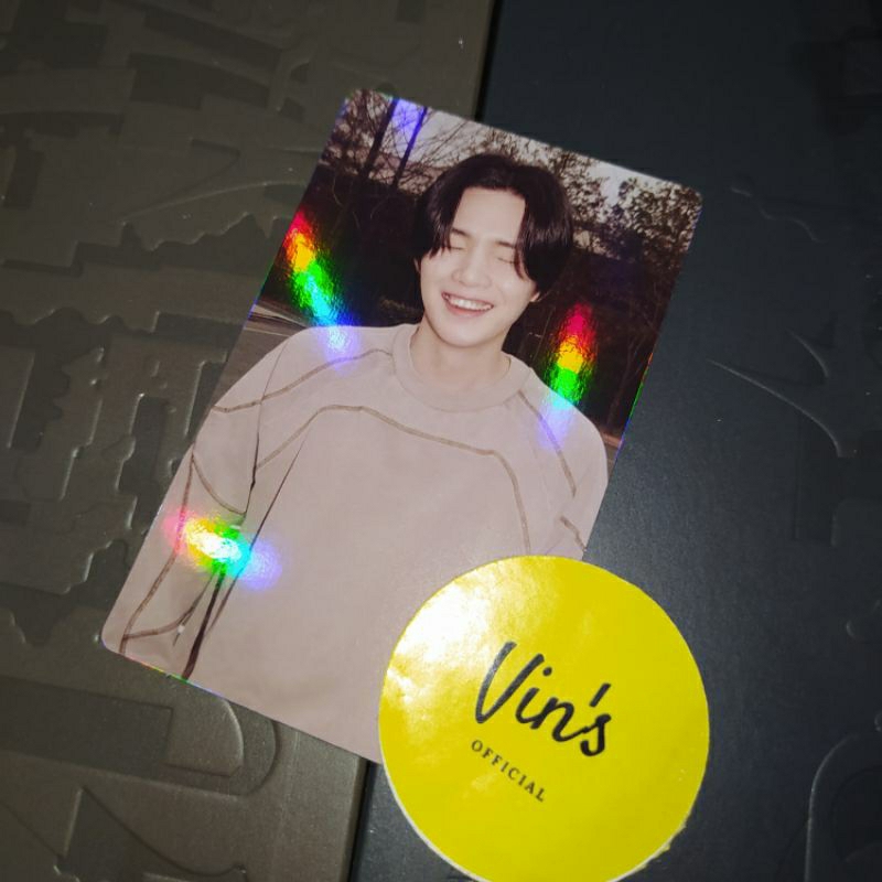 [READY STOCK] OFFICIAL HOLOGRAM PHOTOCARD SUGA AGUSTD DDAY EARLY BIRD (BACA DESKRIPSI)