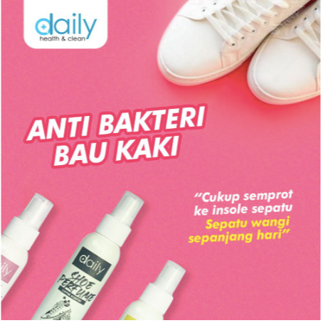 Parfum Sepatu Daily Shoe Perfume Anti Bakteri Penghilang Bau Sepatu