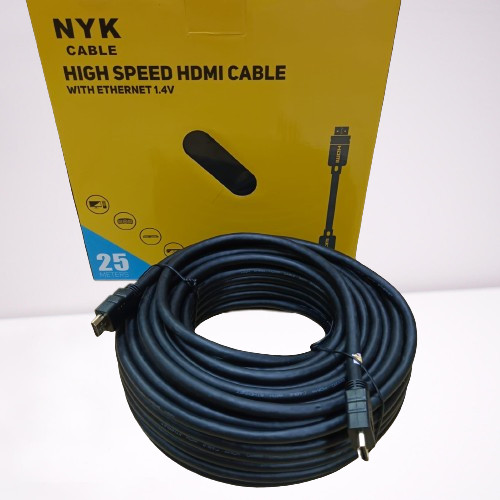 NYK Kabel HDMI 20 Meter 3D Support 4k 19+1 Ethernet