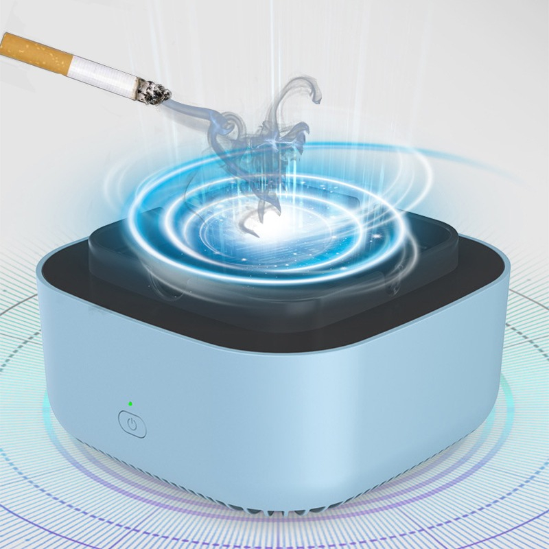 Skutny Asbak Rokok Air Purifier Filter Cigar Ashtray - TS-08 Air Purifier Ashtray for smoker Dambe Asbak Penyaring electric Asap Rokok Penjernih Udara Aroma terapi humidifier Asbak Elektrik Pembersih Udara Penghisap Penyaring Asap Rokok kotak