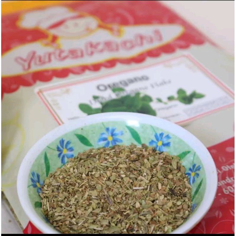 Oregano Flake 50gr Yutakachi / Bumbu Kontinental / Herbs Daun Alami Herbal Alami