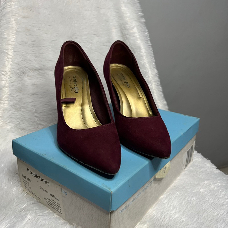 Heels Payless Maroon