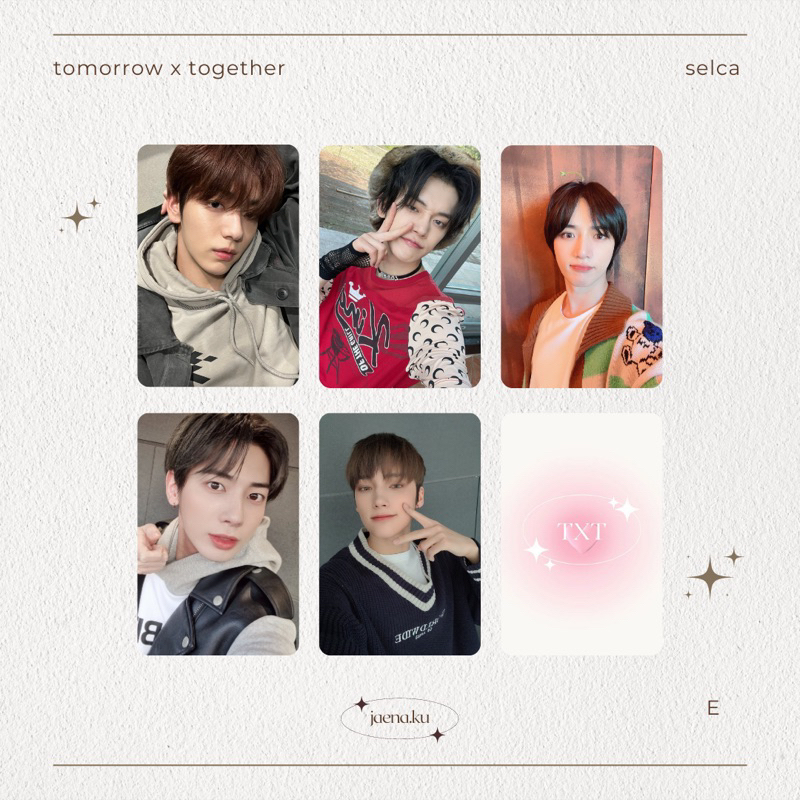 [TXT] PHOTOCARD SELCA 2 TOMORROW X TOGETHER