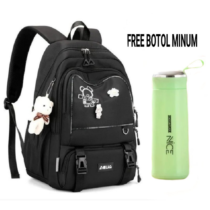 GGS RESY BAGS (COD) TAS RANSEL ANAK YOUTH NEW BAHAN KANVAS TEBAL/ TAS RANSEL ANAK SD SMP SMA KULIAH YOUTH NEW KANVAS PREMIUM/ TAS RANSEL ANAK LAKI LAKI PEREMPUAN YOUTH NEW KANVAS/ TAS RANSEL ANAK COWOK CEWEK KANVAS PREMIUM FREE BOTOL KACA