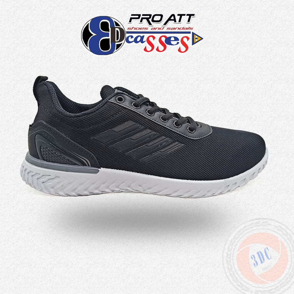 Sepatu Pro ATT Tec 890 Hitam/Putih - Sepatu Sekolah/Olah Raga Pria Dewasa Pro ATT Original