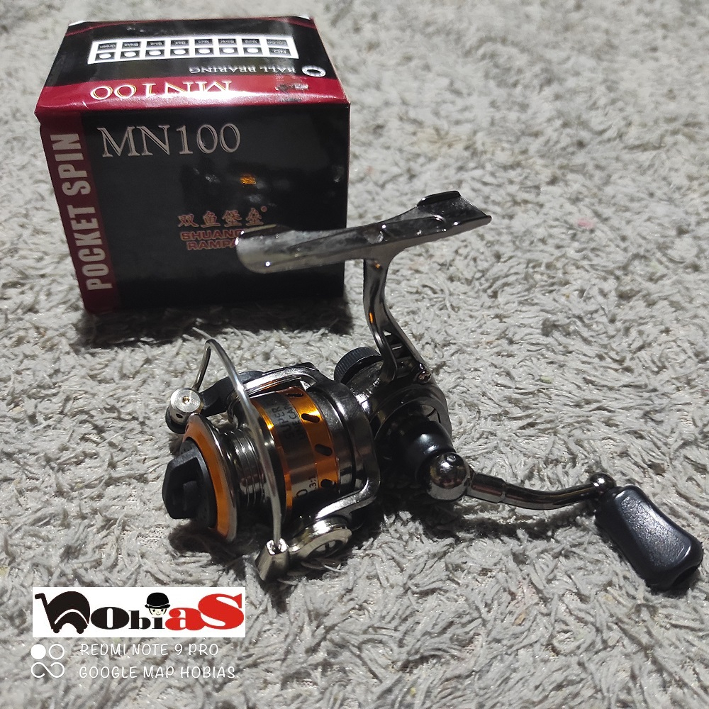 Reel Pancing Mini Spin Full Metal Pocket 100