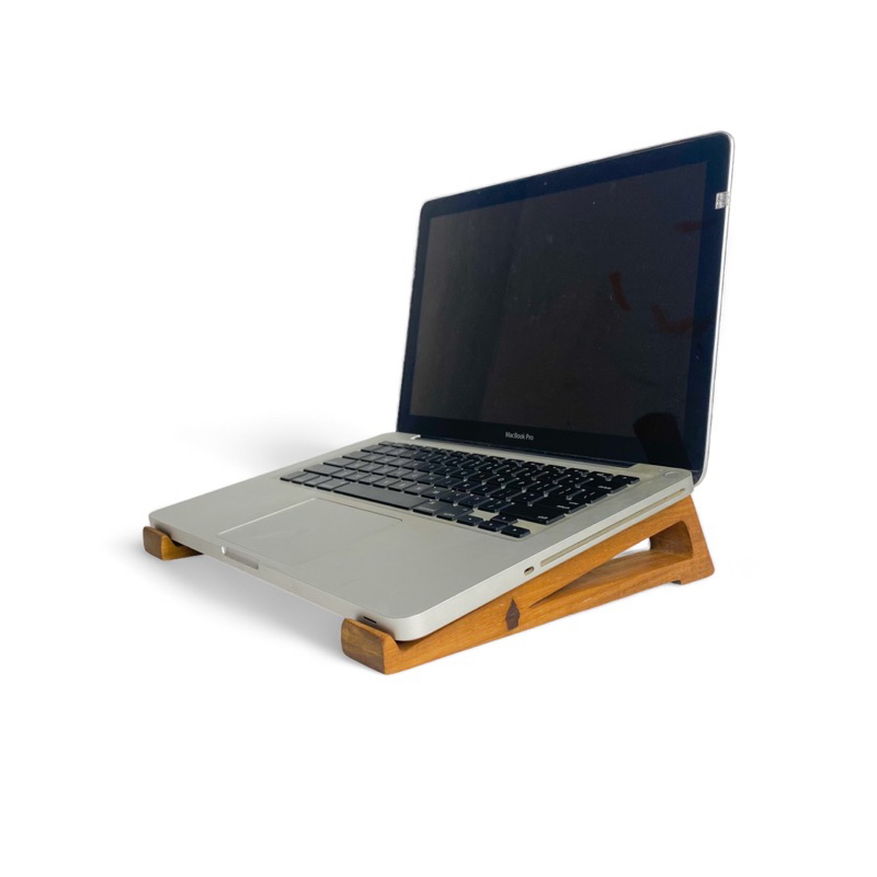 RISKO JAVA - Stand Holder Laptop Kayu Jati / Alas Laptop Kayu | Naraya