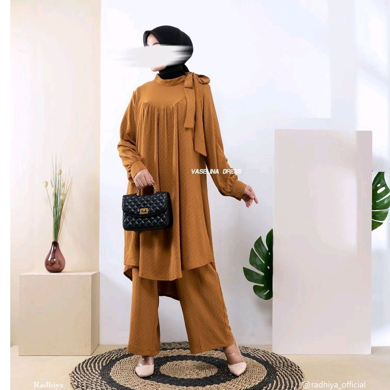BerMus - SETELAN CELANA vaselina dressBY RADHIYA ORIGINAL/RDY 445