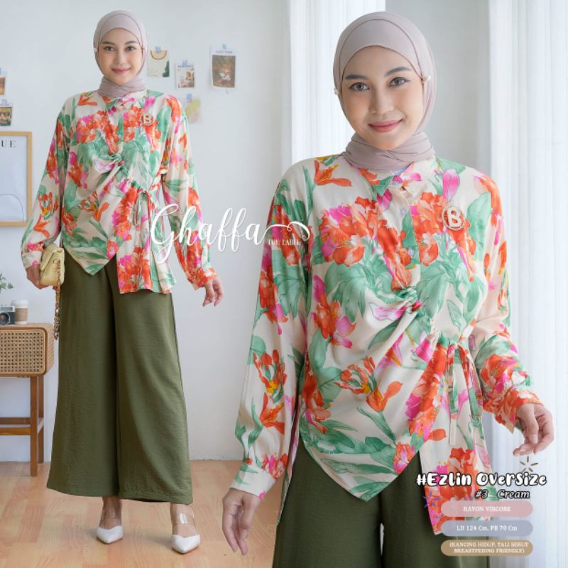 (NEW)TUNIK OVERSIZE OOTD/'EZLIN#3 BY GHAFFA