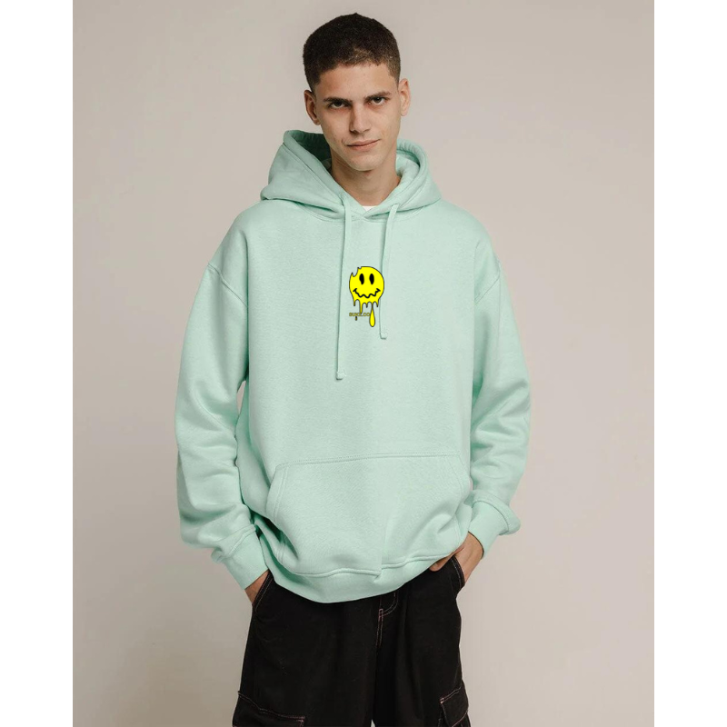 SUKE HOODIE SMILE SAGE GREEN UNISEX