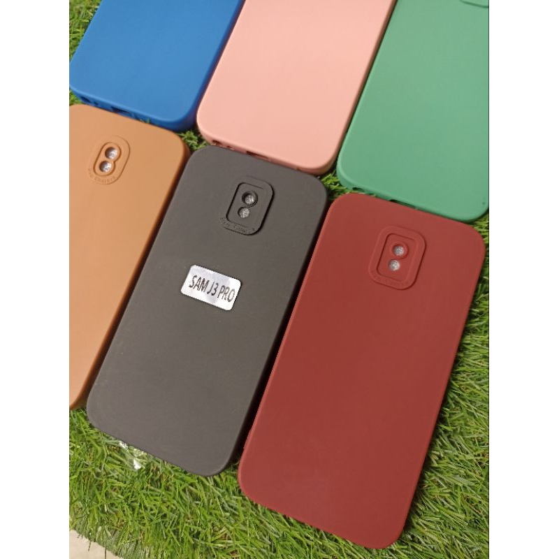 CASE SAMSUNG J3 PRO SOFTCASE SLIKON CASING PRO CAMERA MACARON TERBARU