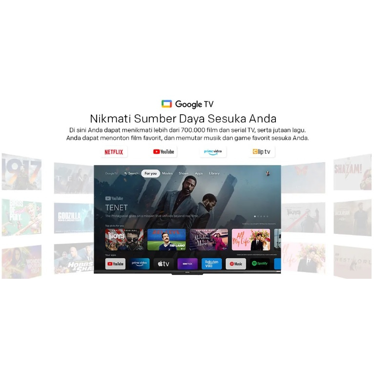 COOCAA 50 inch 50Y72 Smart Digital TV 4K UHD Netflix Youtube Google Assistant Dolby Audio garansi resmi