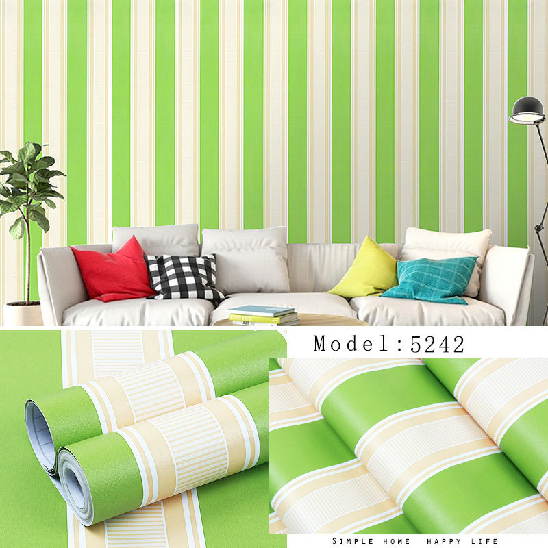 Wallpaper Dinding 9 meter Salur Wallstiker Dinding Termurah Motif Salur Wallpaper Stiker Ukuran 45CM X 9METER