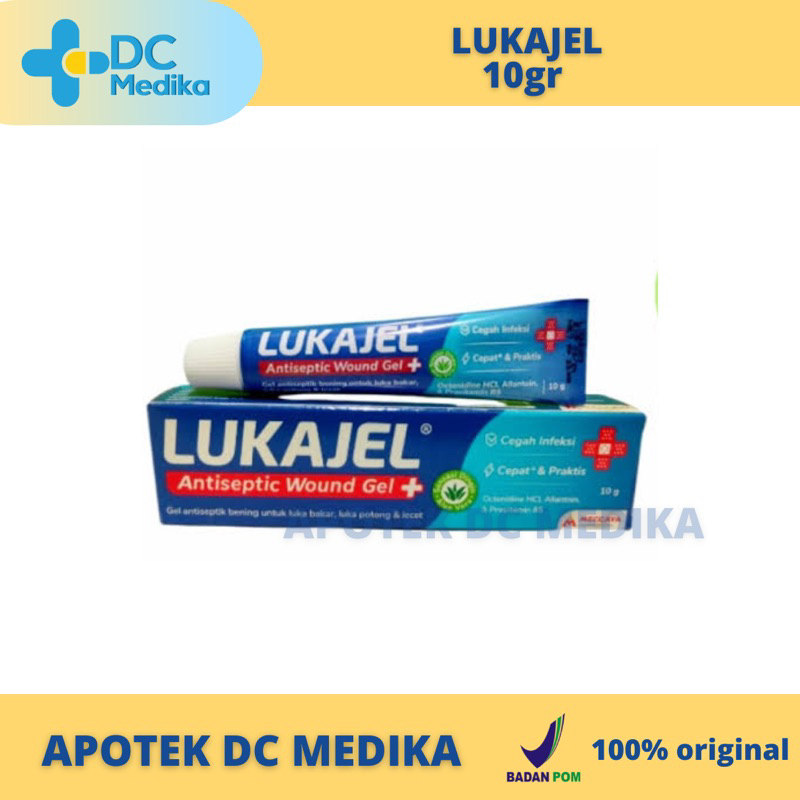 Lukajel 10gr / Salep luka / Salep antiseptik / salep sunat / salep luka bakar / salep luka operasi