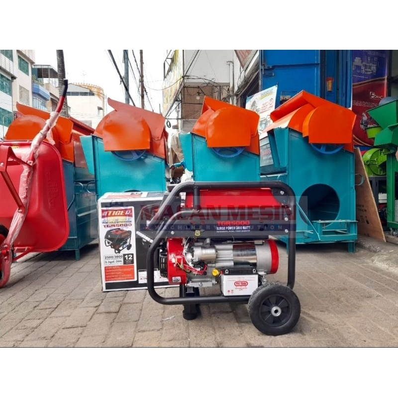 MESIN GENSET BENSIN TIGER 5000E OUTPUT 3000 WATT