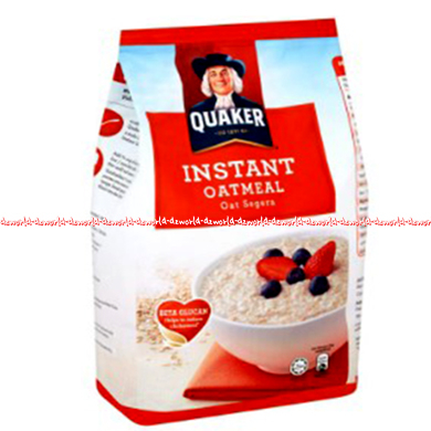 Quaker Instan 1000gr Oatmel Instan Oats Dari Bahan Gandum Utuh Cocok Buat Menu Sarapan Kuarker Kuaker Sereal Tepung Bubuk Instan Oat Meal Kemasan Pouch 1 Kaleng