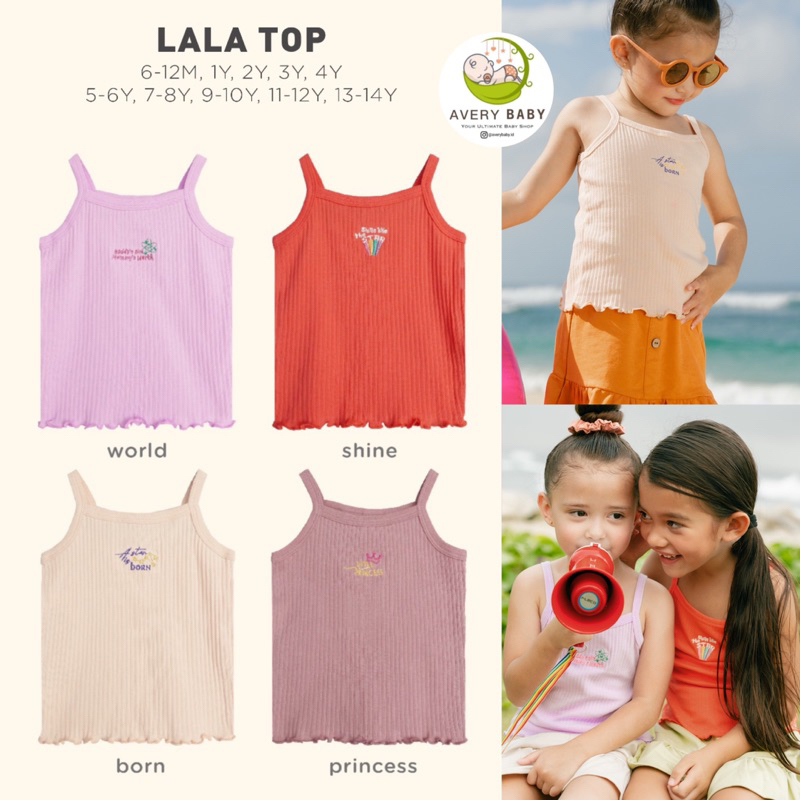 BOHOPANNA LALA TOP / SKORT THE OVERTEE /ROK CELANA ANAK PEREMPUAN