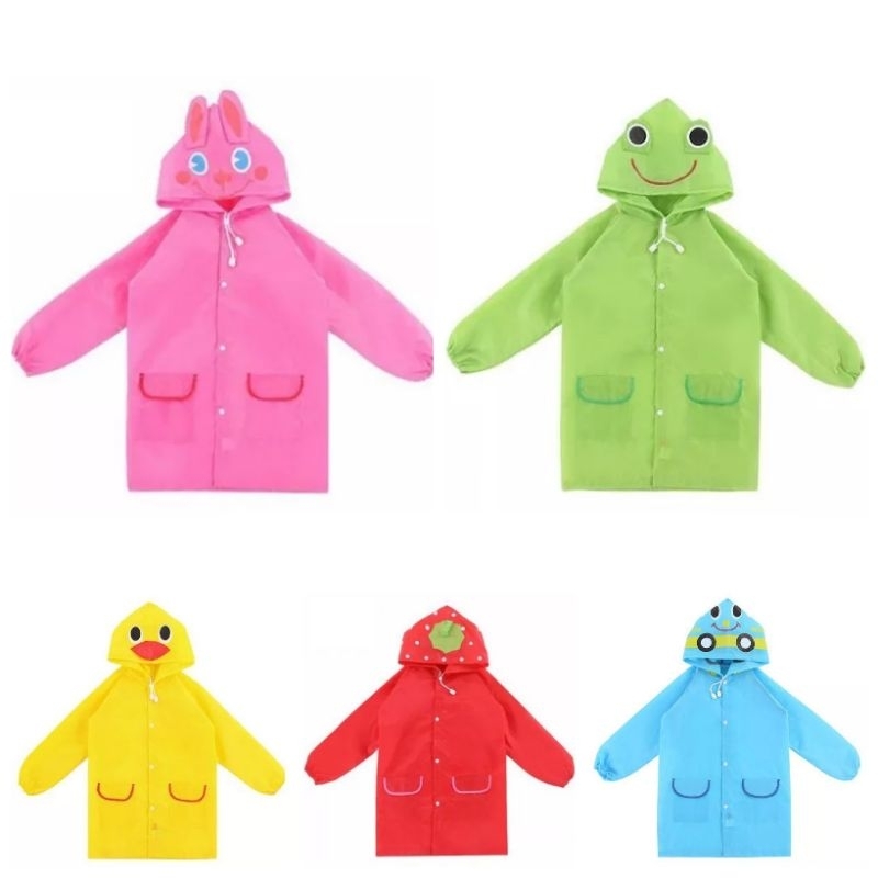 Jas Hujan Anak Raincoat Gambar