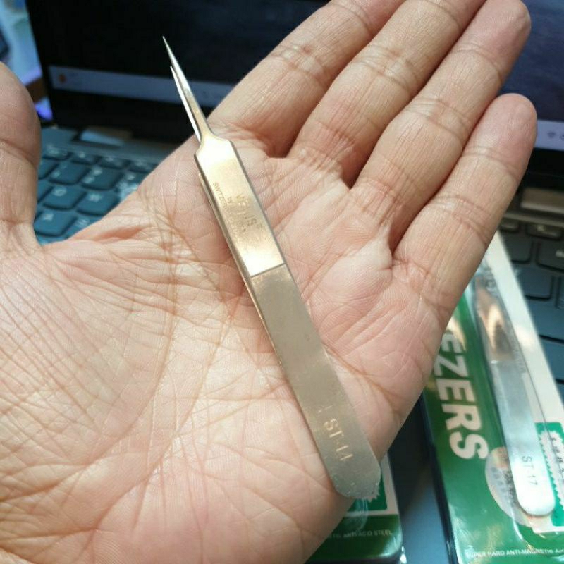 PINSET / TWEEZER VETUS 3.2.5.A ORIGINAL for EYELASH  EXTENSION SAMBUNG BULU MATA