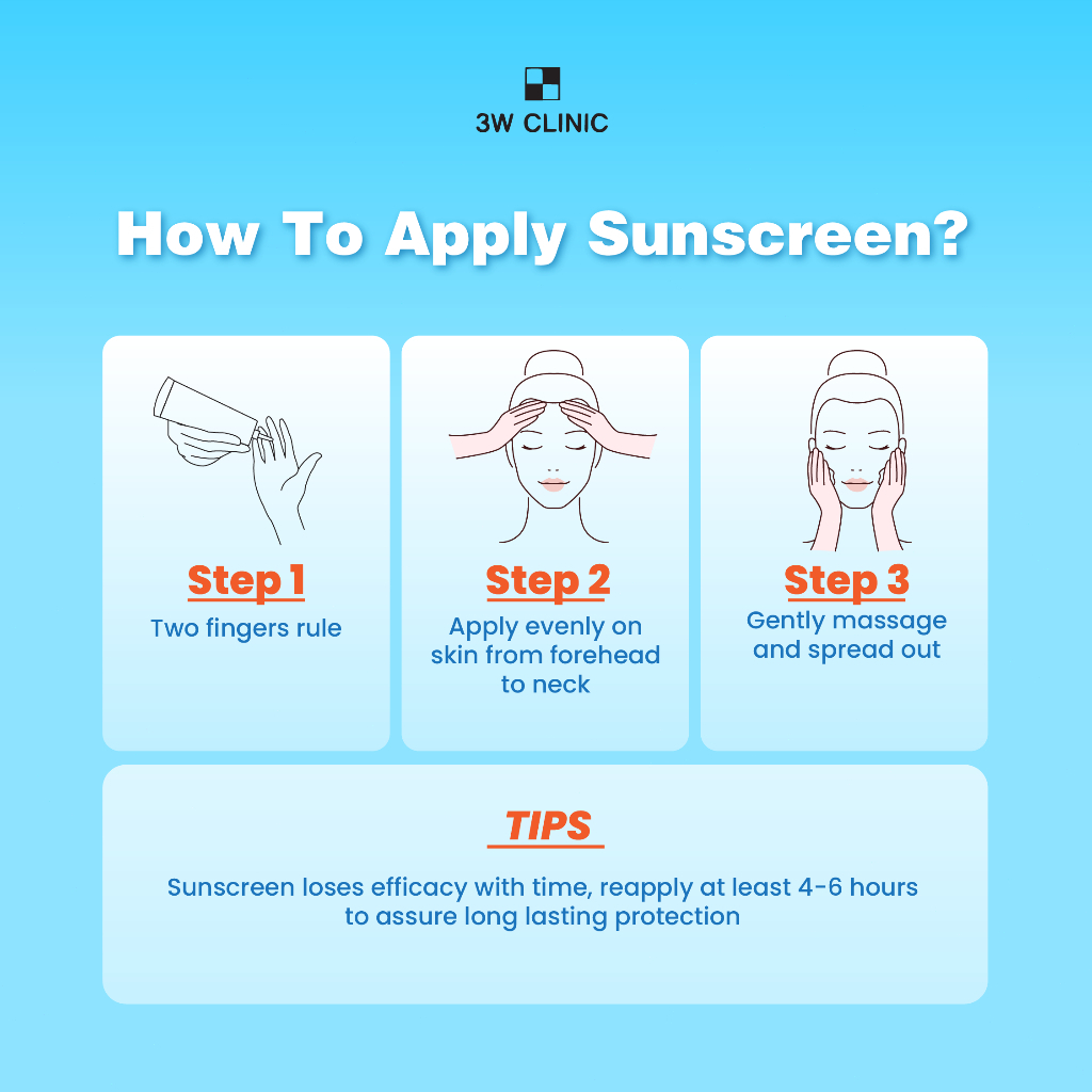 [100% ORI] 3W Clinic Sunscreen Intensive Uv Sunblock Cream Collagen Sunscreen Vita Moist Sunscreen SPF 50+ PA+++ 70ml