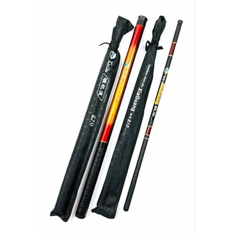 Joran ORCA TJL + XiaGuang 2.40M | Ruas : 40CM | Ruas Pendek