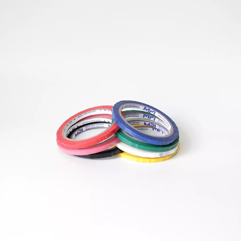 Isolasi Warna-warni 6mm - Lakban Opp Tape warna 6mm