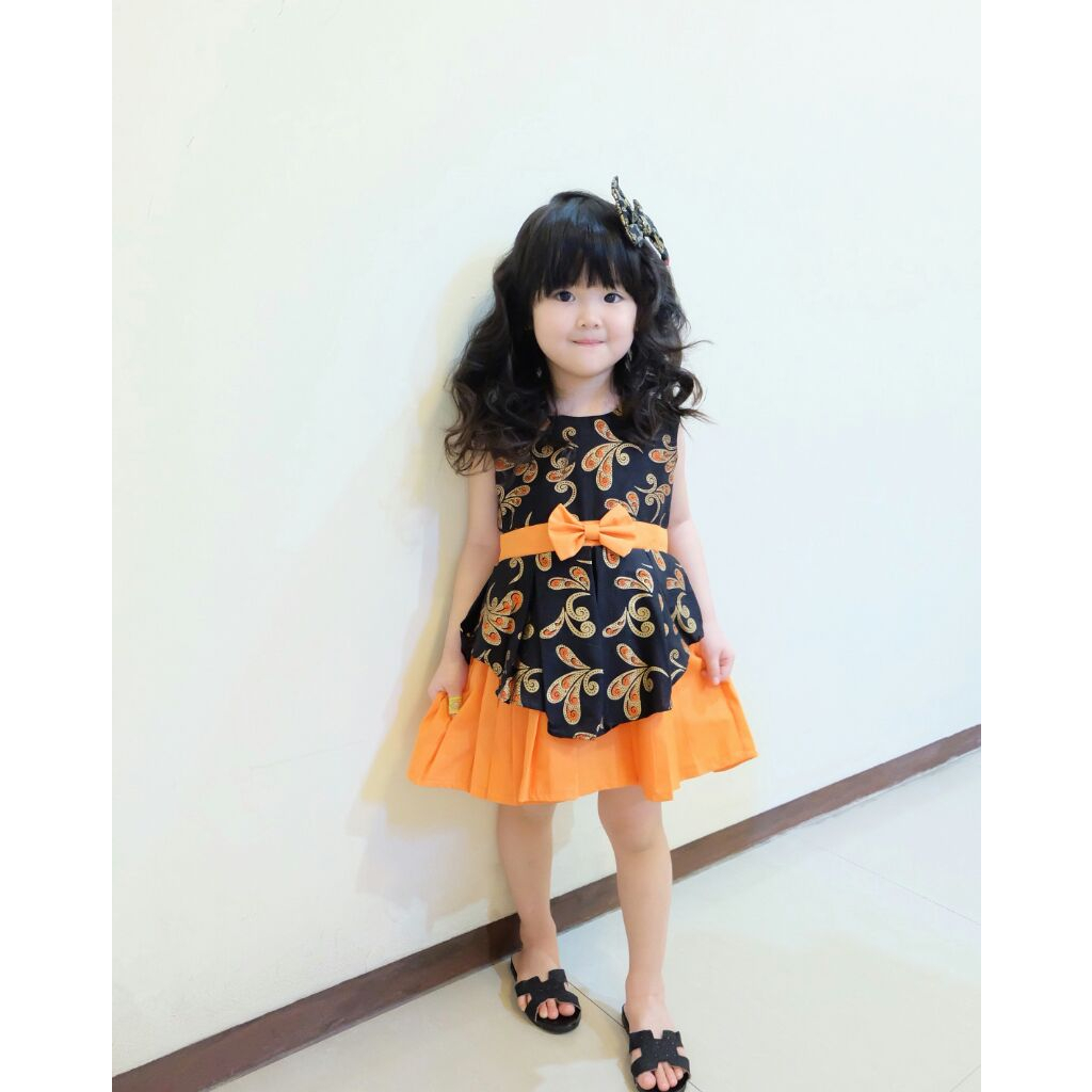 Dress Lady Sansa Motif Batik / Dress Cantik Anak dan Dewasa / Dress Couple anak dan Dewasa