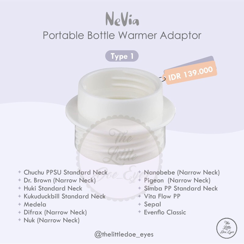 Nevia Portable Bottle Warmer V2 - Penghangat Botol Susu