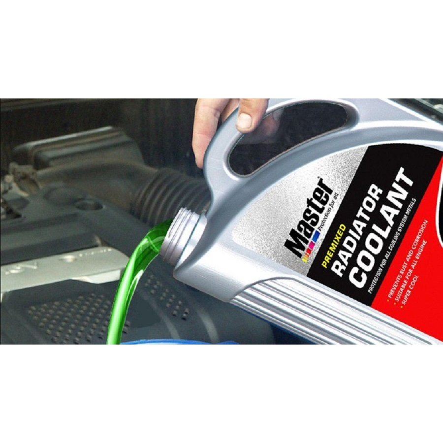 Master Radiator Coolant Premixed Pouch / Siap Pakai Cegah Overheat Paling Cocok Untuk Iklim Tropis