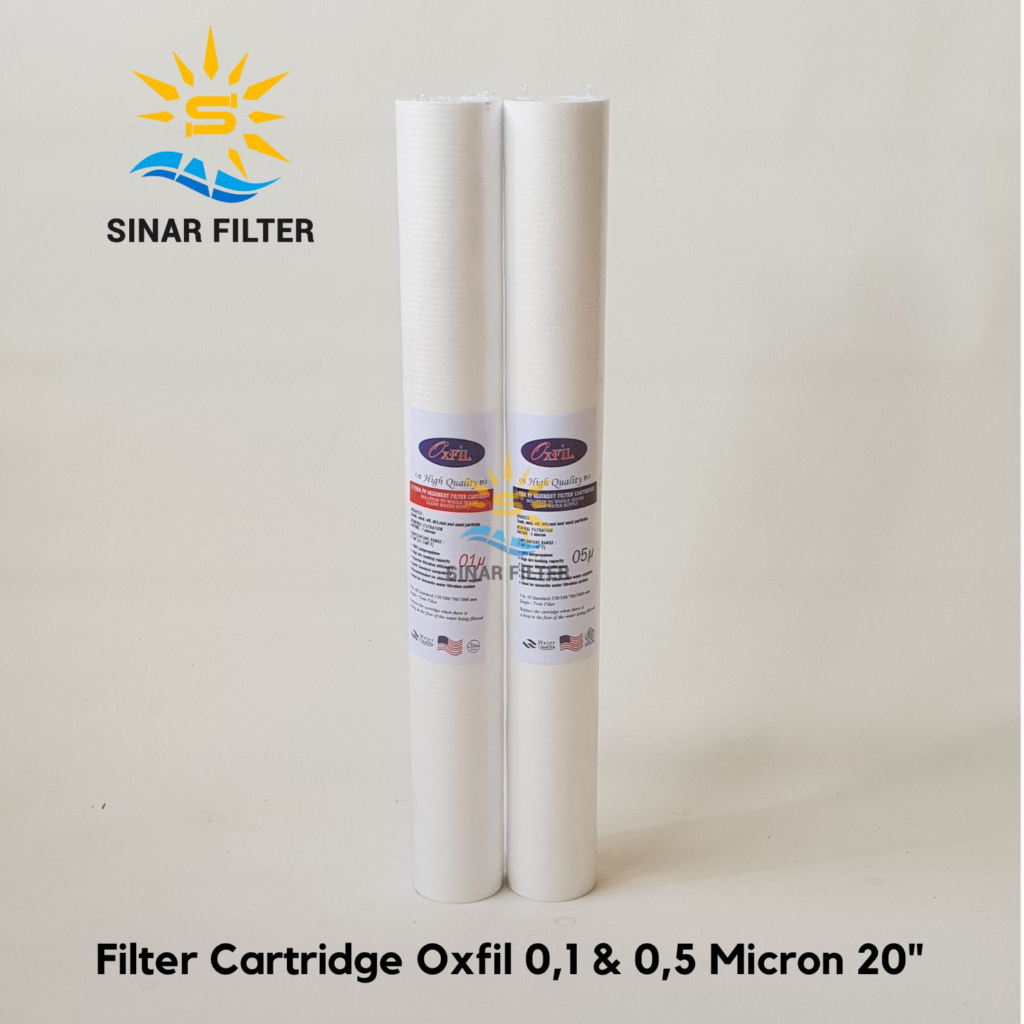 Filter Catridge air / Water filter 20" Oxfil 0,1 micron / 0,5 micron