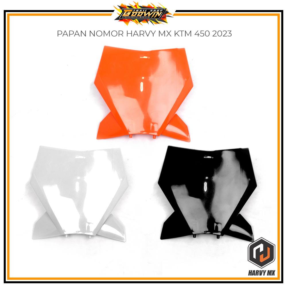 Spakbor Slebor Depan Papan Nomor Plat Nomer KTM 450 2023 HARVY MX
