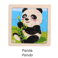 MAINAN ANAK PUZZLE MNI VARIASI PANDA