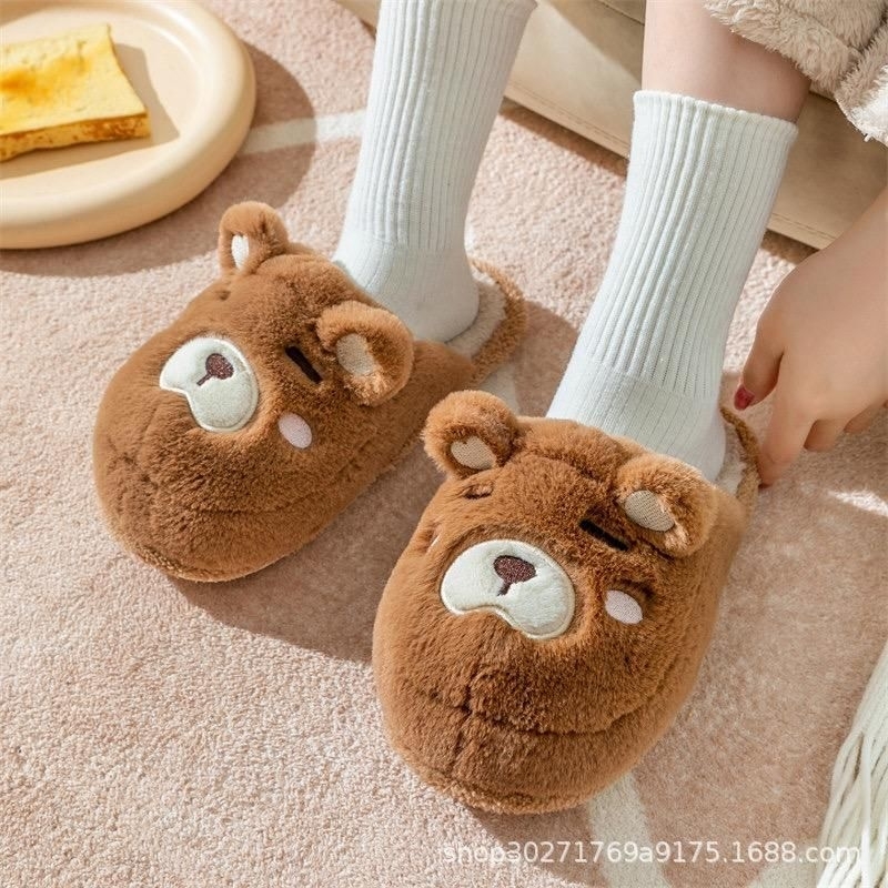 SANDAL RUMAH BULU TEBAL / SANDAL BONEKA TEBAL