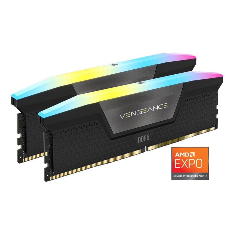 CORSAIR Vengeance RGB 32GB DDR5 6000 CMH32GX5M2E6000C36