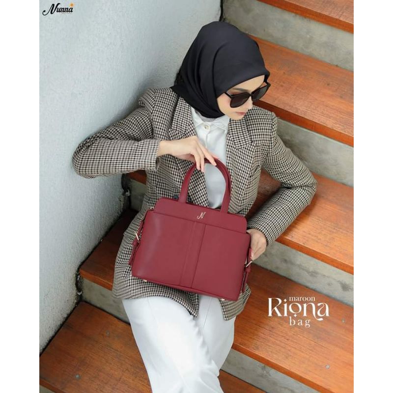 Tas Slempang Wanita Riona Bag By Nunna Maroon