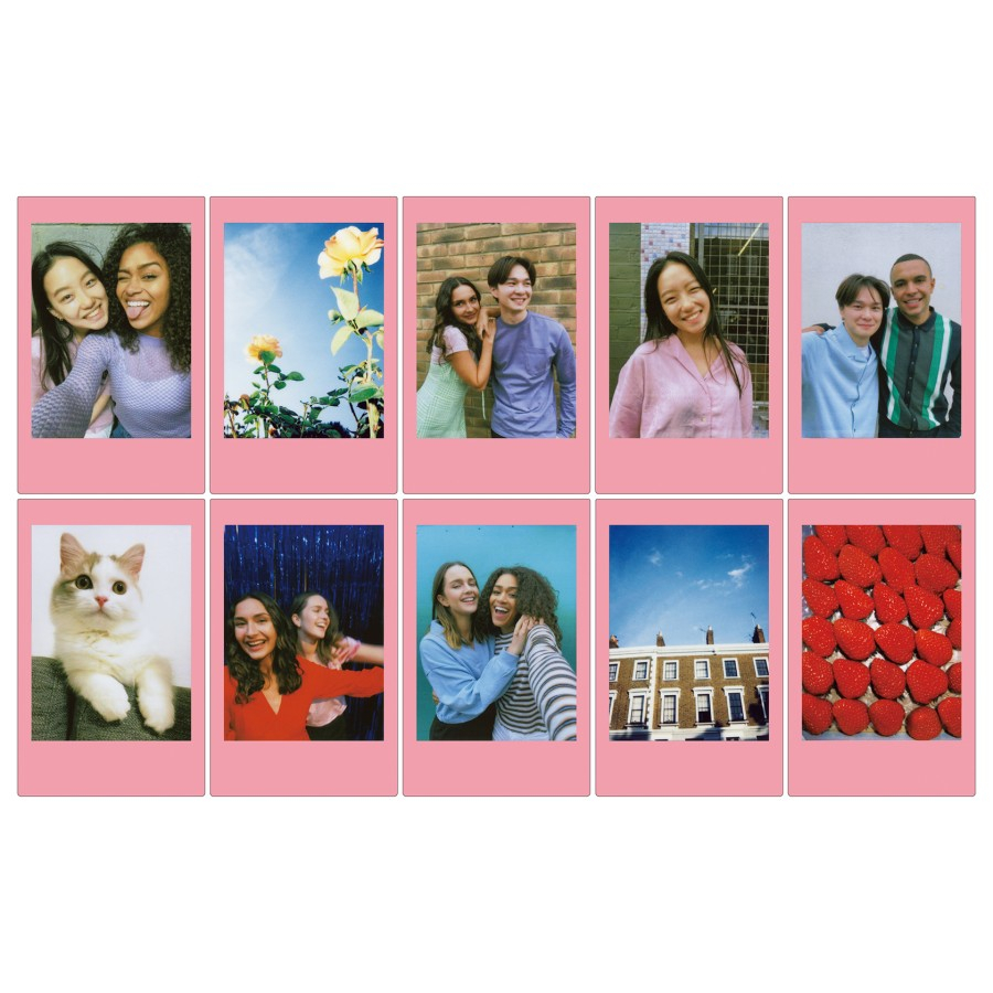 Fujifilm Instax Paper Mini Polaroid Film Pink Lemonade isi 10 pcs Original