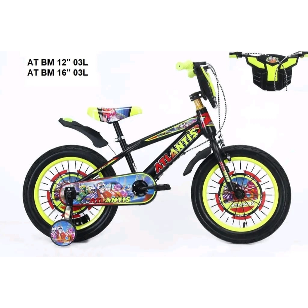 Sepeda Anak Laki BMX FOSTER 605 1 Ukuran 12 Inch Usia 2-5 Tahun x 03L